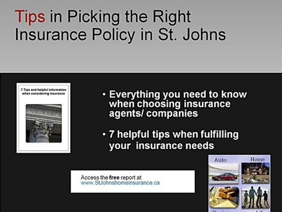 St Johns Home Insurance- Choose the right insurance
