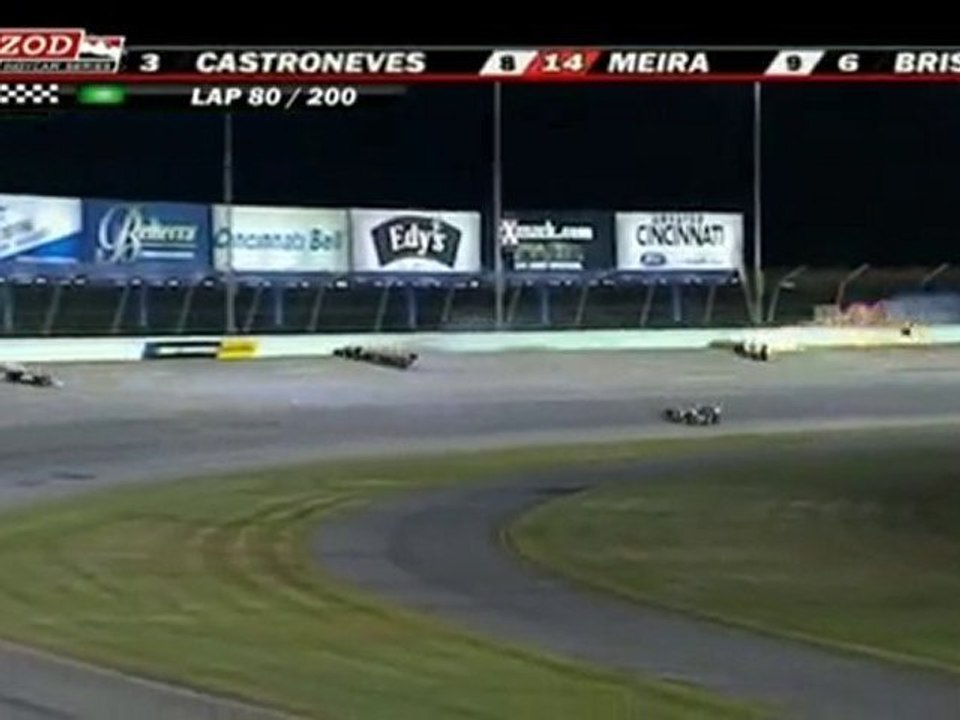 Indycar Kenucky 2010 Big crash