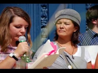 Rassemblement contre la politique du pilori à Troyes