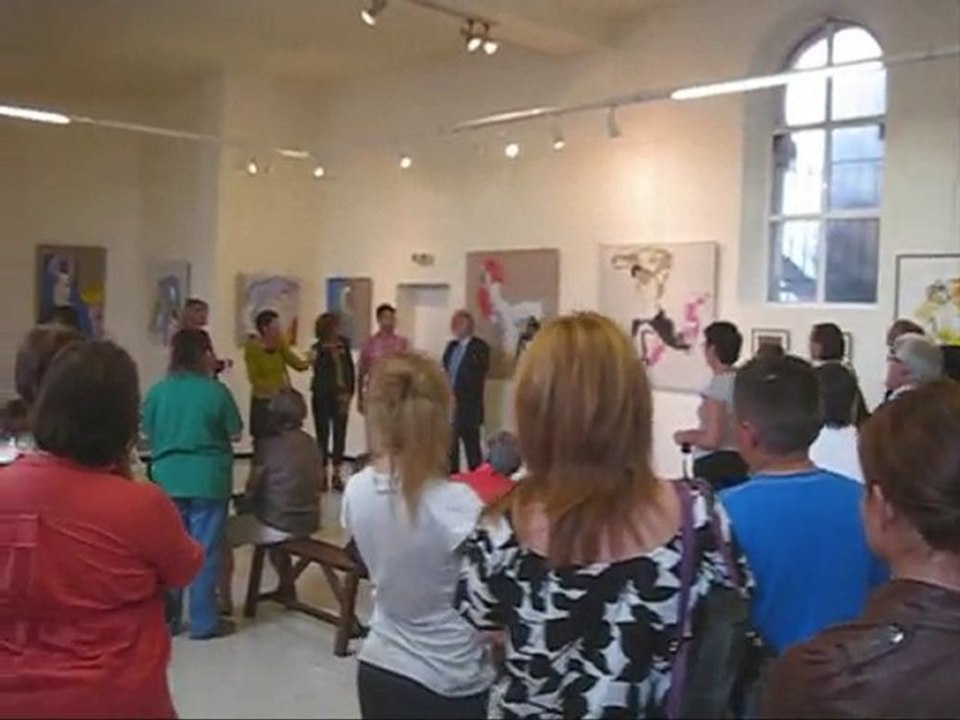 Vernissage de l'exposition d'Arnaud FRANC "Te traverser"