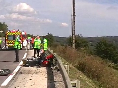 HAUTE-SAONE : UN MOTARD ANGLAIS TUE DANS UNE COLLISION