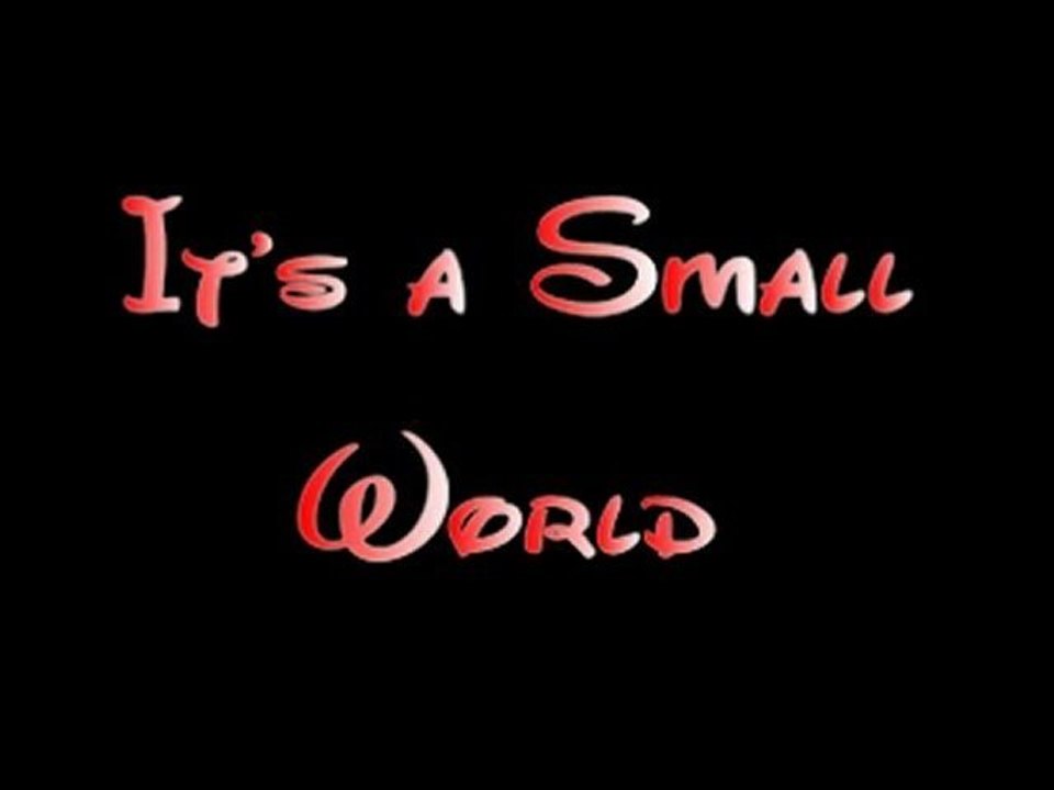 Musique Disneyland It's small world maison au poupées