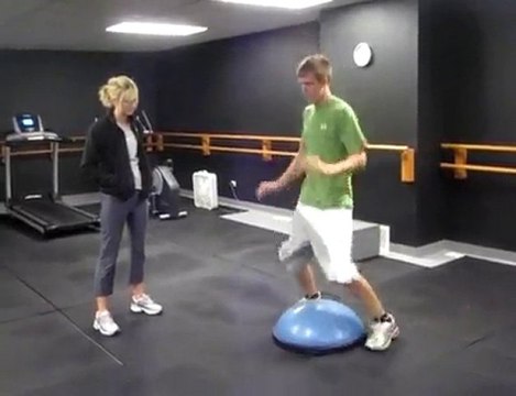 BOSU Ball Alternating Feet