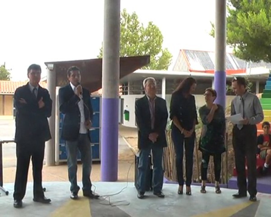 remise de calculatrice aux collégiens sérignanais