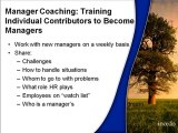 Manager Coaching: Training Individual Contributors