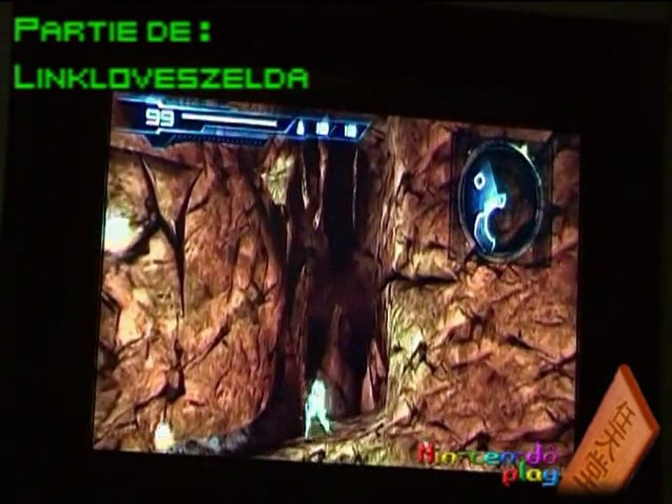 Metroid other M:Samus VS Géante créature du volcan