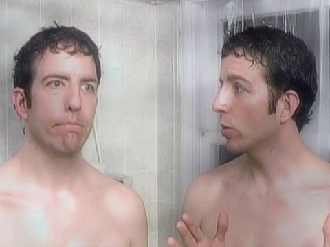 2 Hot Guys in the Shower #5 - Size