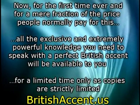 Learn the British accent- FAST!