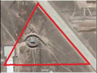 Area 51 oeil Illuminati Google earth