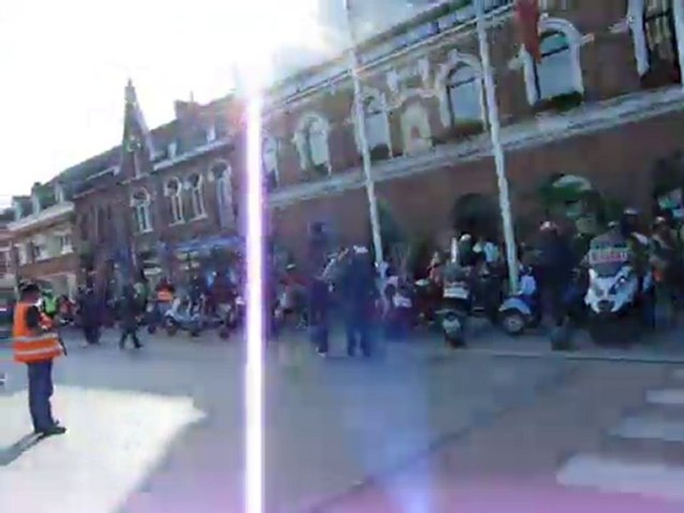 Rallye du Retro scooter Harnes -  Rassemblement de départ -