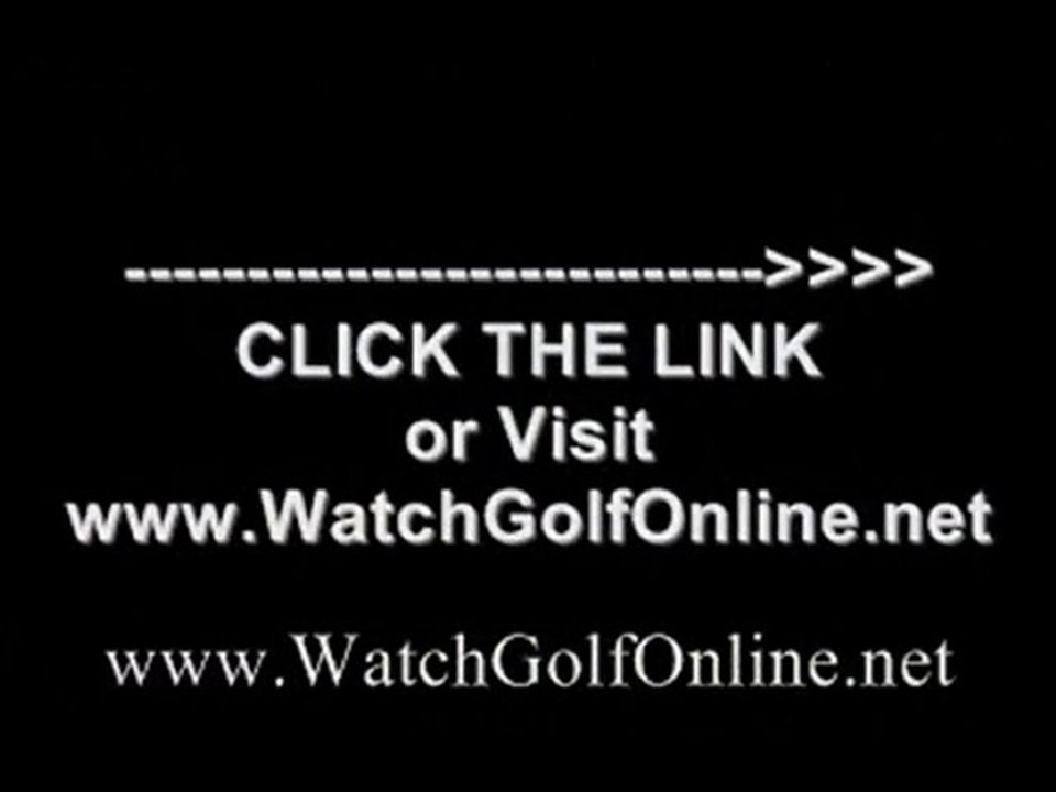 GO6watch The BMW Championship tournament 2010 golf live stre