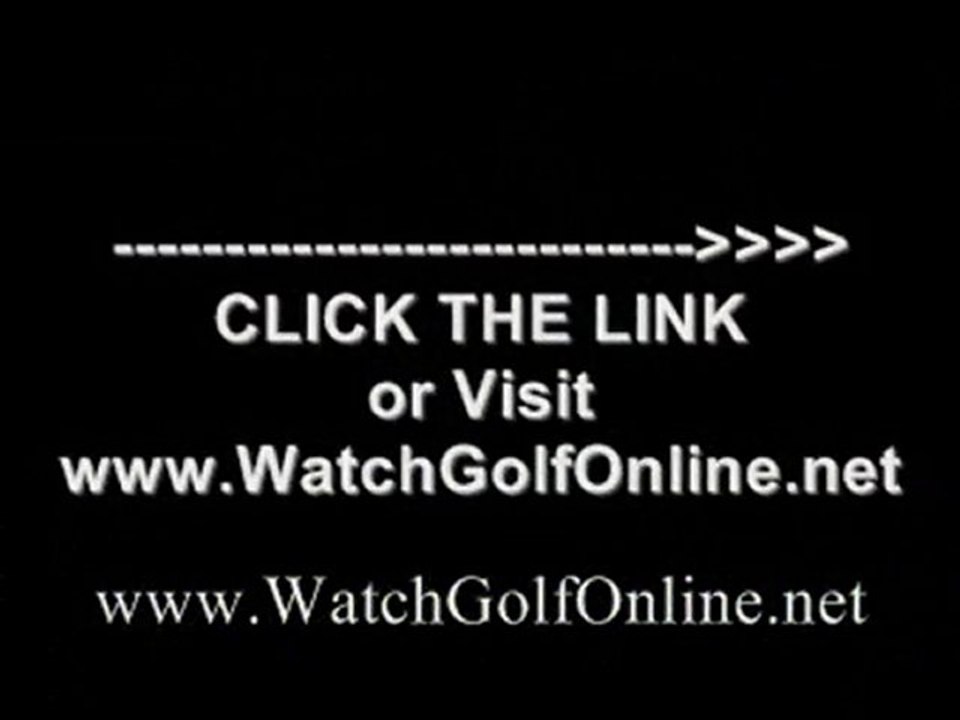 GO9watch The BMW Championships golf 2010 streaming online