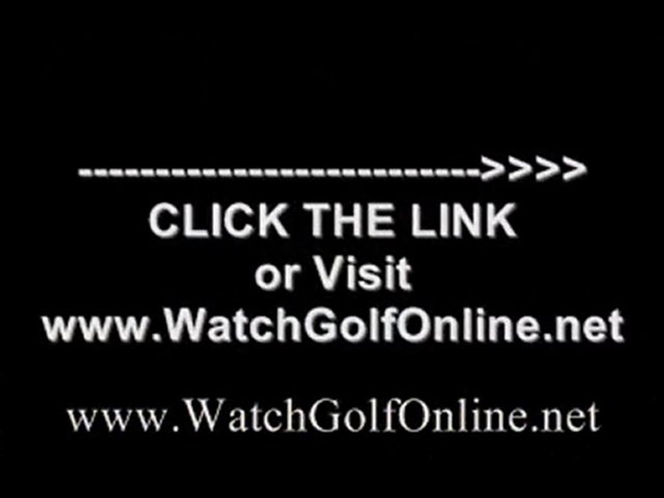 watch The BMW Championship 2010 golf live streaming