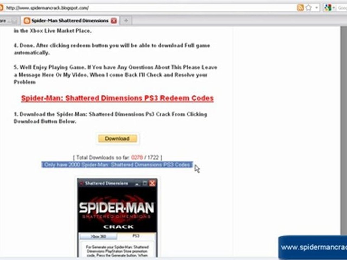 Spider Man Shattered Dimensions Free Download
