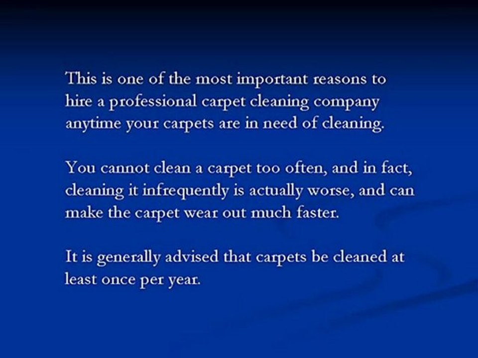 Ruin A Carpet By Steam Cleaning Too Much