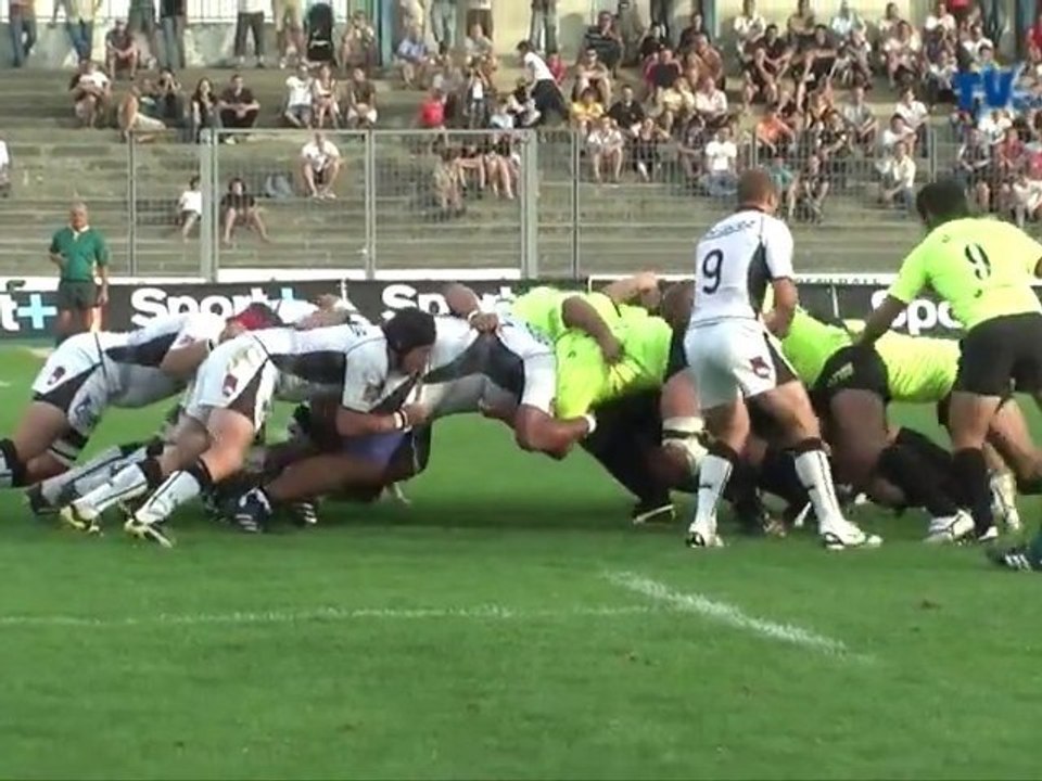 Défaite USC XV / LOU XV, 19/21, à Carcassonne 4/09/10