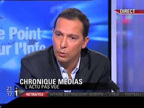 Guy Alves (Bygmalion) dans Le Point sur l'info - le 03/09/2010
