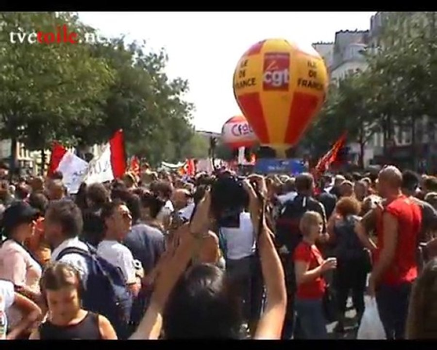 Manifestation du 4/9 contre la réforme des retraites à Paris