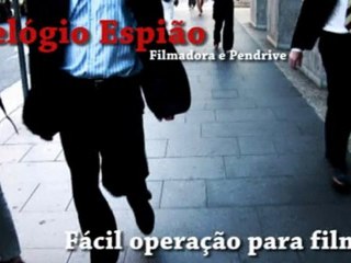 Relógio Espião 2GB - Filmadora e Pendrive