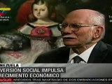 Inversión social impulsa crecimiento económico en Venezuel