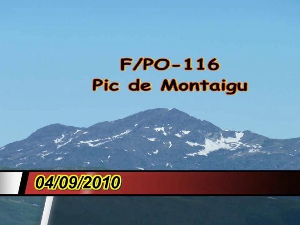SOTA F_PO-116 - Pic de Montaigu