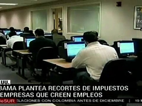 Obama plantea recortes de impuestos a empresas que creen emp