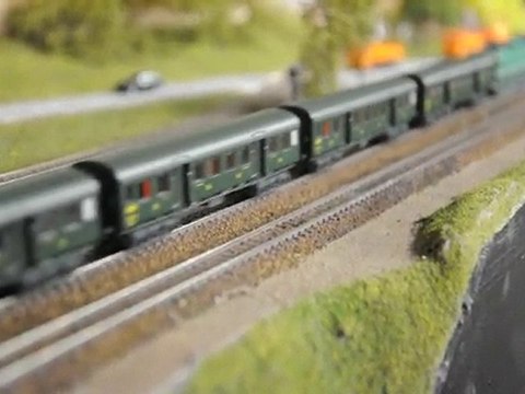 voitures Romilly Trains 160 sur le réseau Lille Modélisme