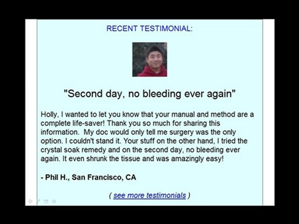 Cures Hemorrhoids Safely in 48 Hours (amazing)