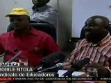 Trabajadores públicos de Sudáfrica suspenden huelga