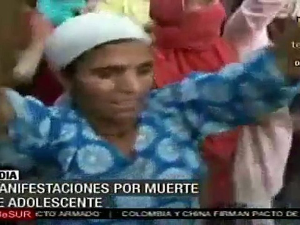 Manifestaciones en India por muerte de 4 personas en represi