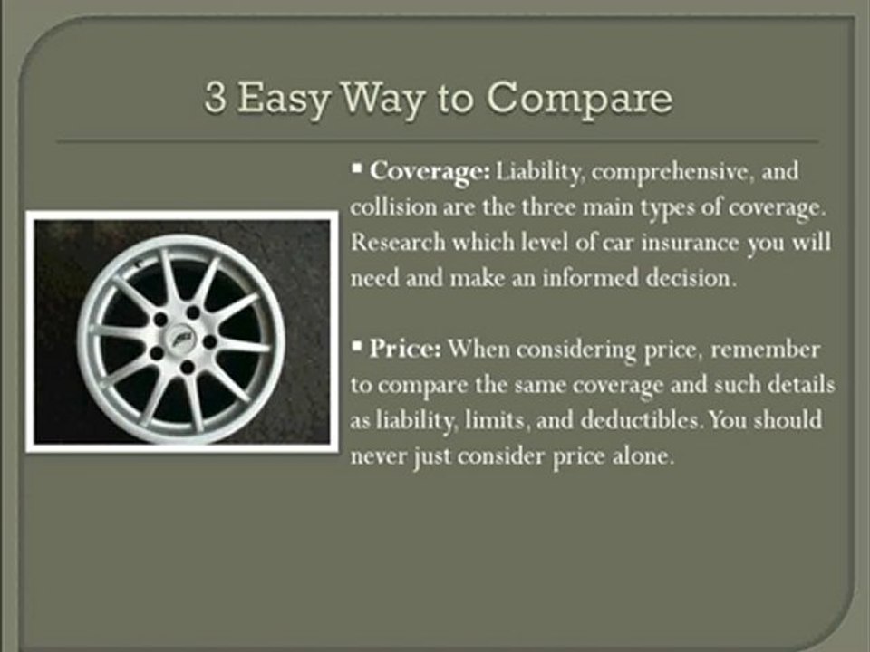 How to Compare Car Insurance Quotes