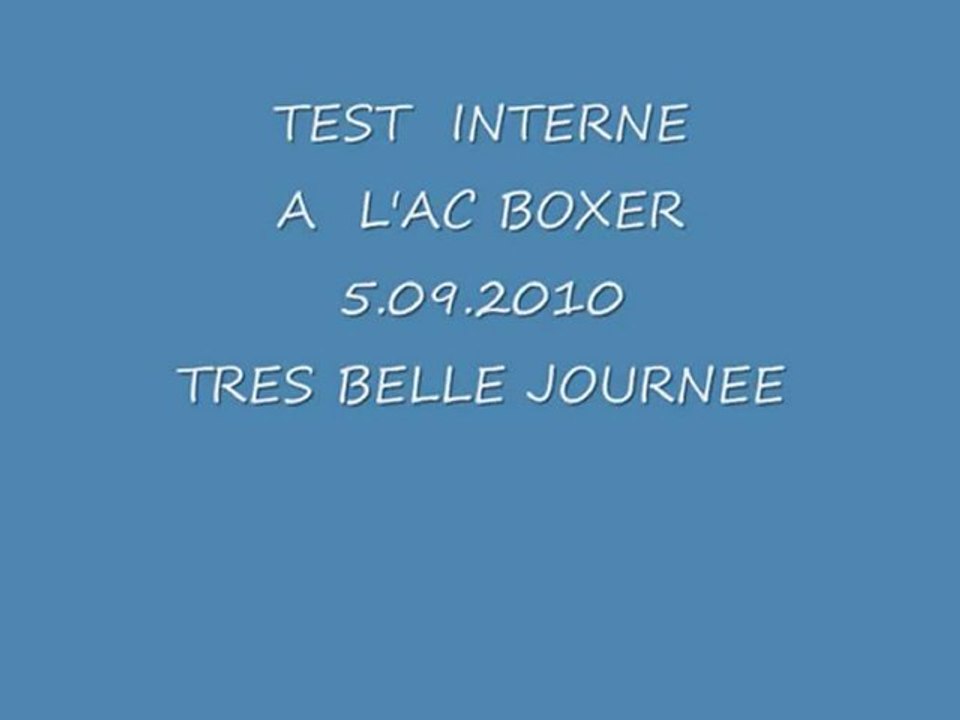 TEST INTERNE 5.09.2010