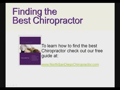 Find a Chiropractor Solana Beach CA. Back Aches, TMJ, San D