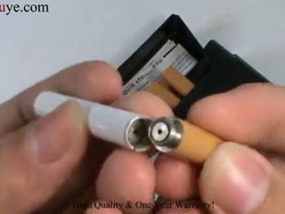 Electronic Cigarette with 6pcs Atomized Cartridges Black