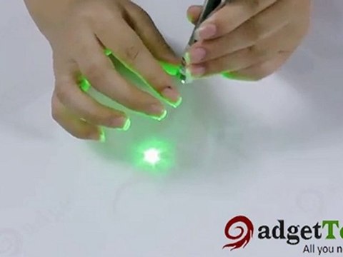 E00029-50mW 532nm Open-back Steel Green Laser Pointer