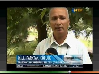 sürmene çamburnunda milli park'ta çöp rezaleti!!!!!