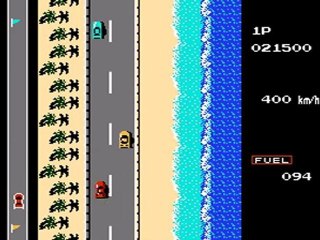 NES Road Fighter in 04:36.4 by Mechakoopa Revolution