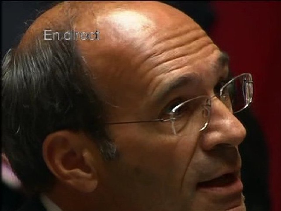 Woerth chahuté  à l'Assemblée