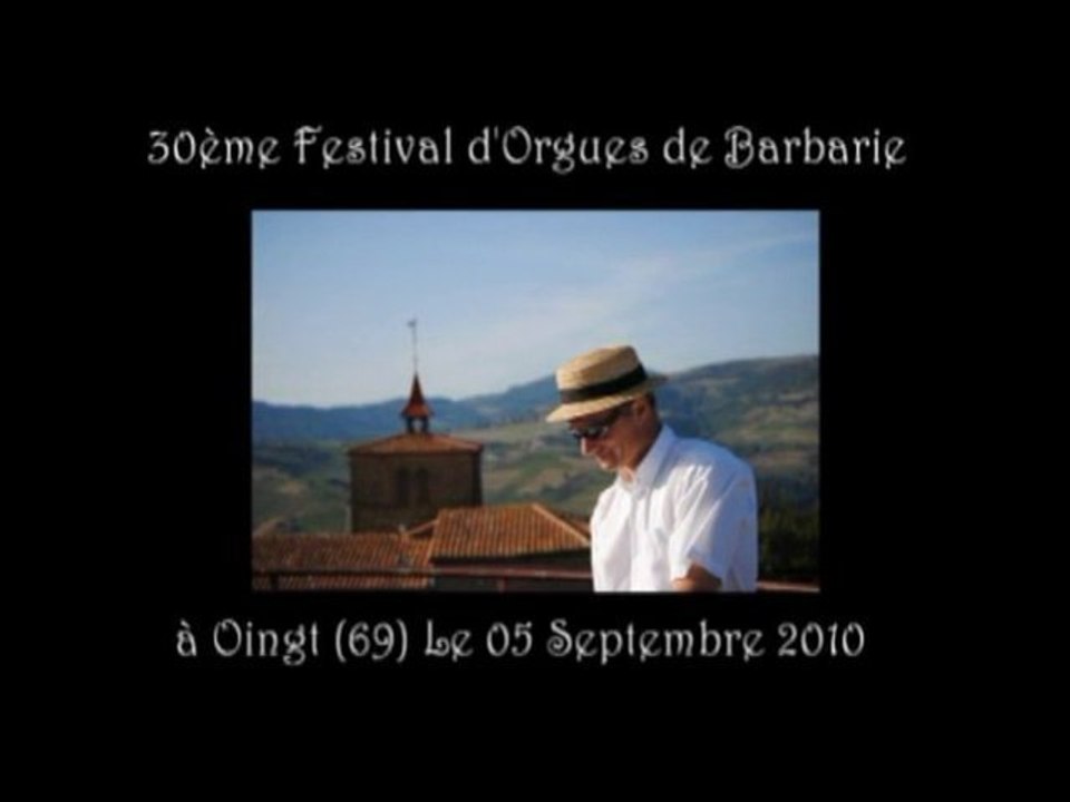 30ème Festival d'Orgues de Barbarie