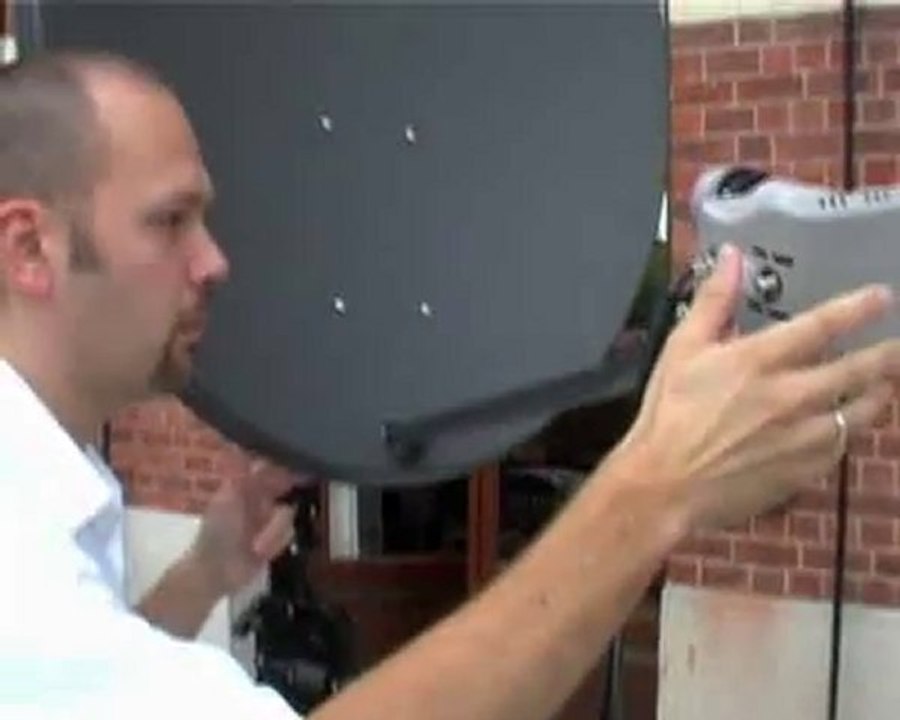 Affinage du pointage de la parabole du Kit Satellite NordNet