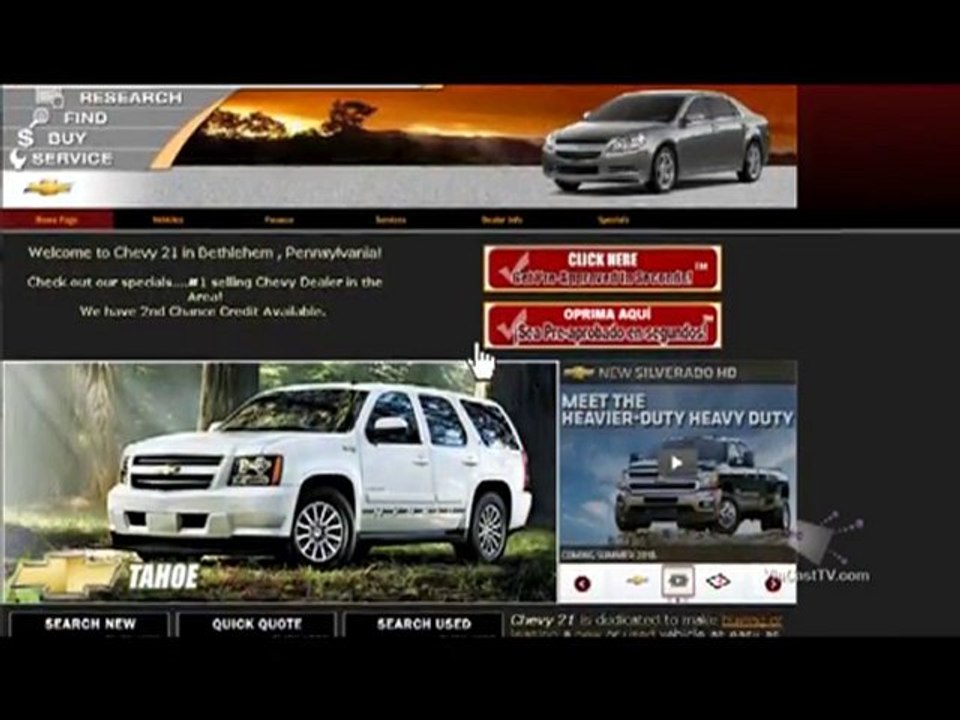 Chevy 21 Special Finance 2010