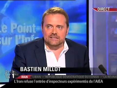 Bastien Millot dans Le Point sur l'info - le 06/09/2010