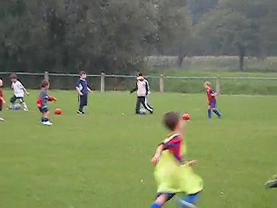 1er entrainement pour Baptiste