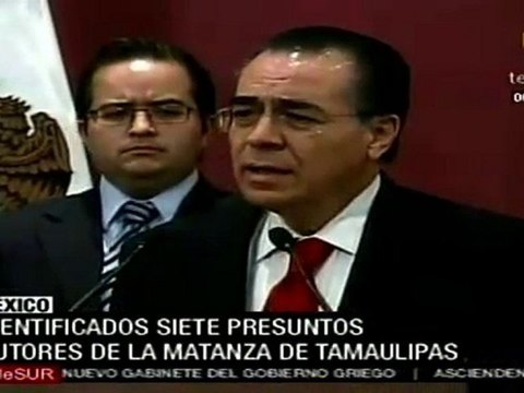 Identificados 7 presuntos autores de la matanza de Tamaulipa