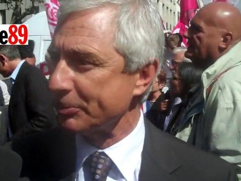 Claude Bartolone dans la manifestation du 7 septembre