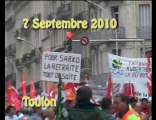Toulon : manif du 7 Septembre 2010