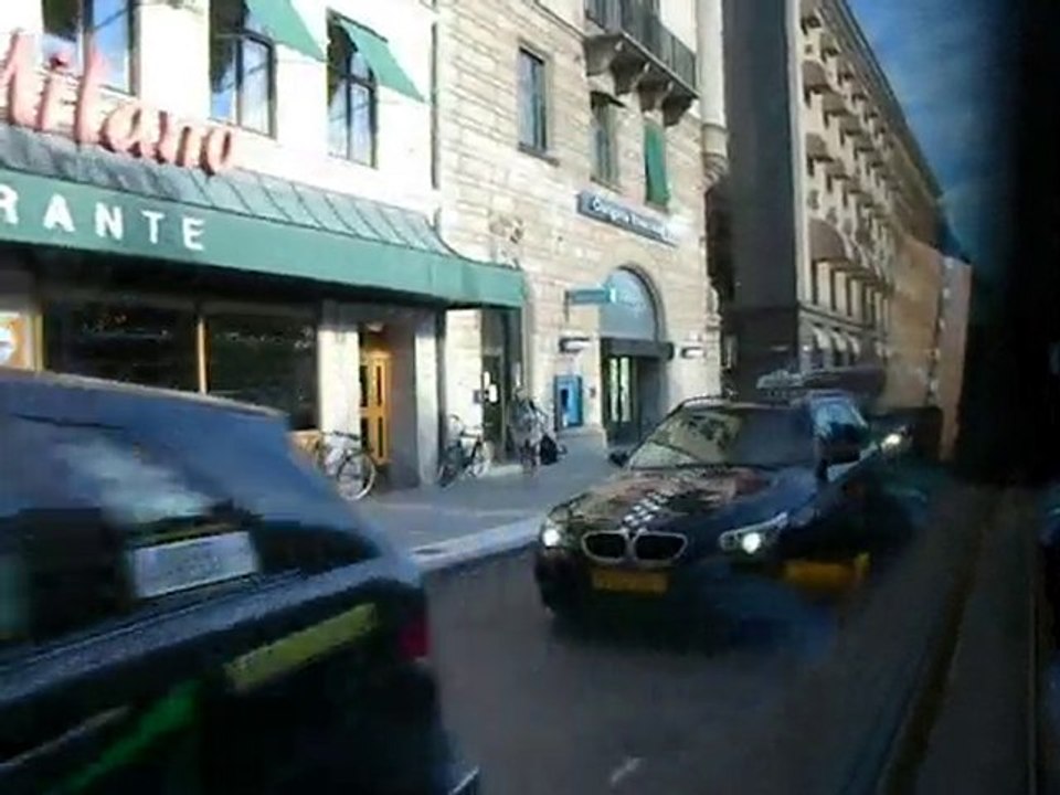 Stockholm - Suède - Trajet en bus jusqu'au Palais Royal