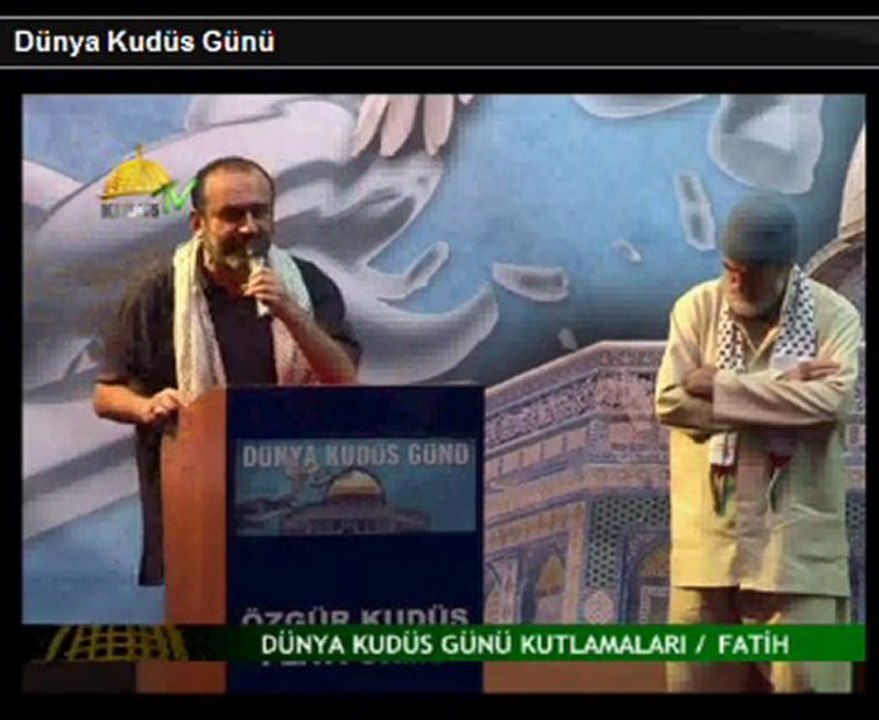Dünya Kudus Gunu [ özgür kudus platformu ] konuşan Nurettin