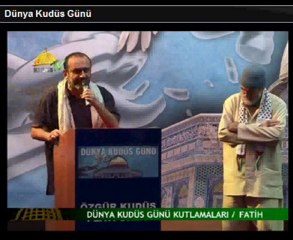 Dünya Kudus Gunu [ özgür kudus platformu ] konuşan Nurettin