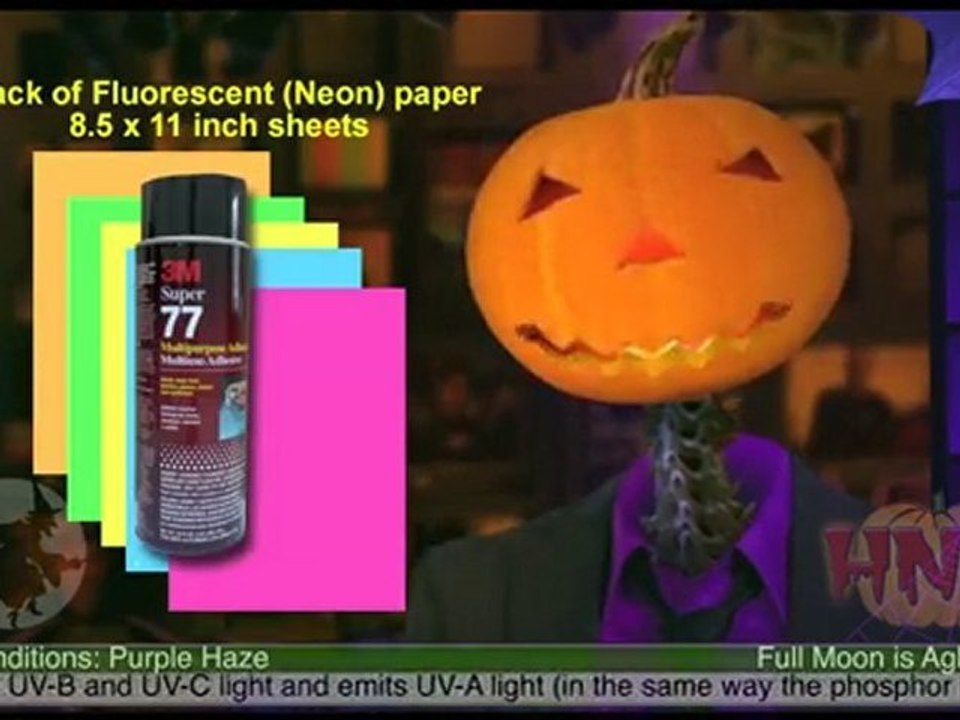 Eerie & Disorienting Glowing Walkway for Halloween